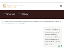 Tablet Screenshot of karrierecoaching-karlsruhe.de